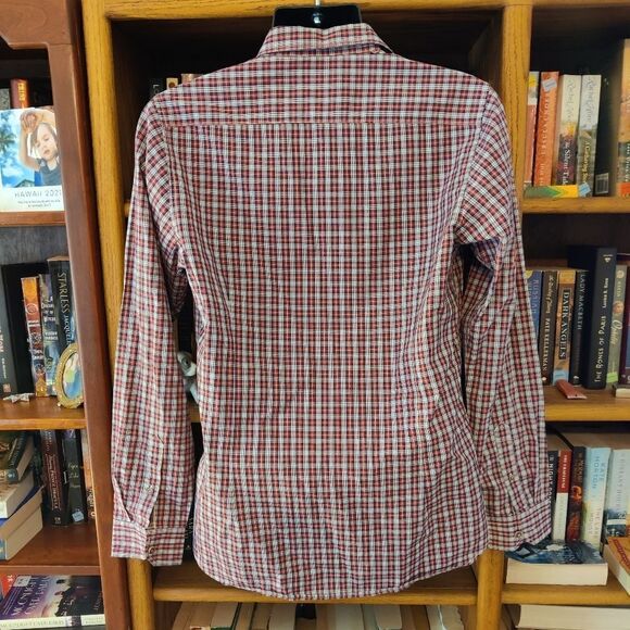 TED Baker button down plaid euc size 3 - Picture 2 of 6